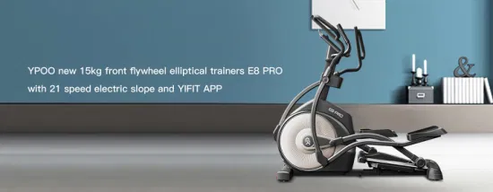 Ypoo nouvel équipement de Fitness Cardio vélo elliptique E8 meilleur exercice elliptique magnétique avec application Yifit